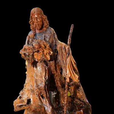 Chúa Chăn Chiên (Gỗ Lũa trai vàng)