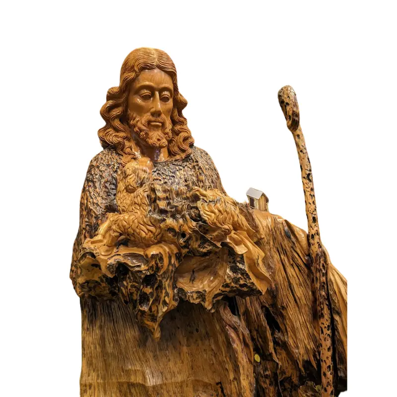Chúa Chăn Chiên (Gỗ Lũa trai vàng) - Ảnh 6