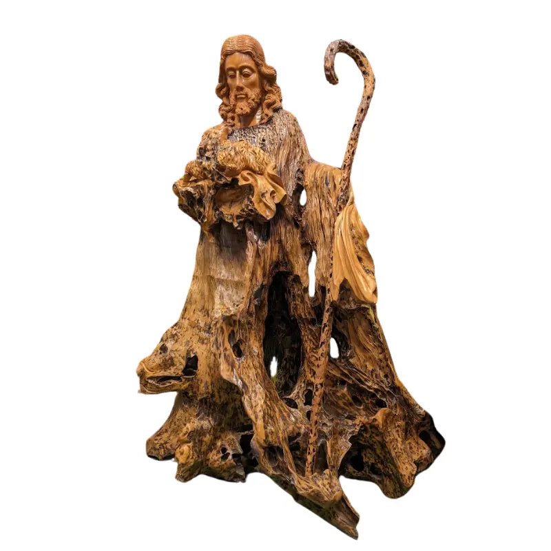 Chúa Chăn Chiên (Gỗ Lũa trai vàng) - Ảnh 7