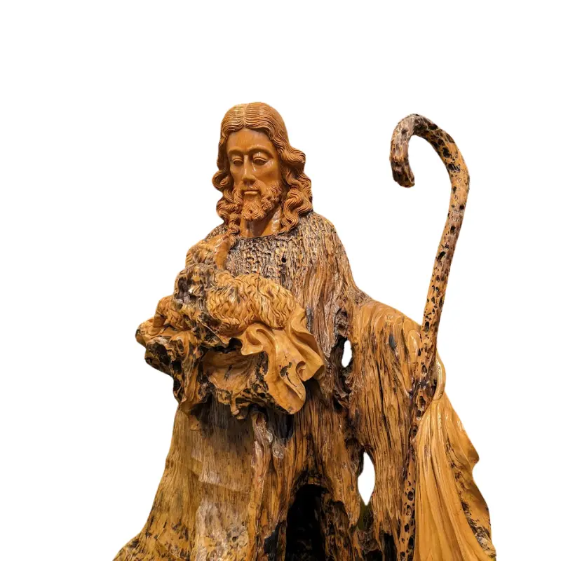Chúa Chăn Chiên (Gỗ Lũa trai vàng) - Ảnh 8