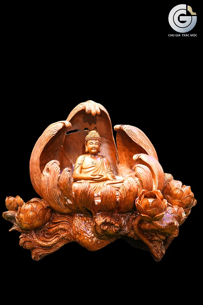 Tượng Phật Ngự Liên Hoa – Vẻ Đẹp Thanh Tịnh Giữa Đời Thường